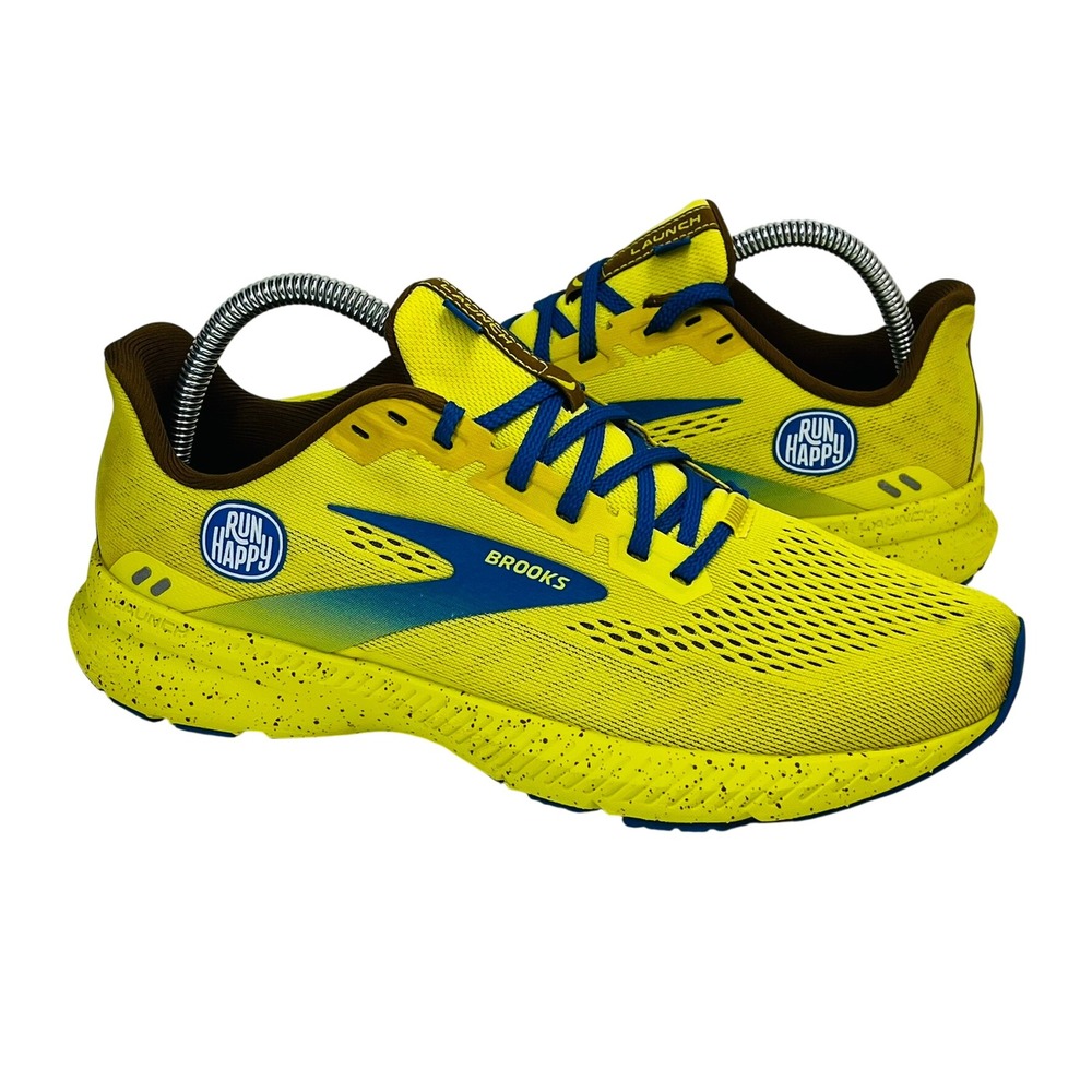 Brooks Launch 8 Running Shoes Womens 9 Yellow Banana Run Happy 1203451B711